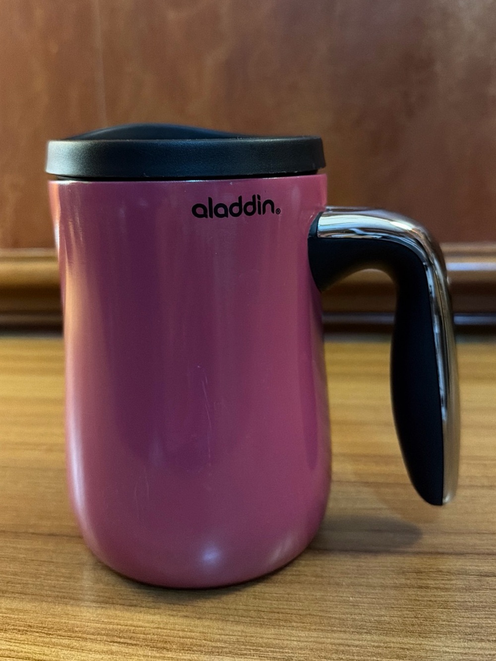 Aladdin Migo Senja 16oz Insulated Stainless Steel Desktop Travel Mug Pink-VTG